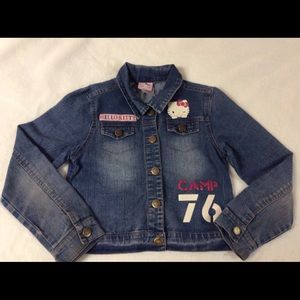 Sanrio Hello Kitty Lightweight Jean Jacket Size M